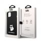 Karl Lagerfeld Liquid Silicone Choupette NFT Case - дизайнерски силиконов кейс за iPhone 14 (черен) 5