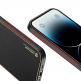 Dux Ducis Yolo Series Case - удароустойчив хибриден кожен кейс за iPhone 14 Pro (черен) 7