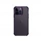 Uniq Combat Case - хибриден удароустойчив кейс за iPhone 14 Pro (лилав-прозрачен) 1