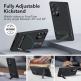 ESR Air Shield Boost Case - удароустойчив хибриден кейс с вградена поставка за Samsung Galaxy S23 Ultra (черен) 1