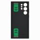 Samsung Silicone Grip Cover EF-GS918TBEGWW - оригинален силиконов кейс с ластик против изпускане за Samsung Galaxy S23 Ultra (черен) 3