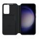 Samsung Galaxy S-View Wallet Cover EF-ZS911CB - оригинален калъф през който виждате информация от дисплея за Samsung Galaxy S23 (черен) 5