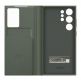 Samsung Galaxy S-View Wallet Cover EF-ZS918CG - оригинален калъф през който виждате информация от дисплея за Samsung Galaxy S23 Ultra (зелен) 4