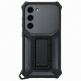 Samsung Rugged Gadget Cover EF-RS911CBEGWW - оригинален хибриден кейс със слот за карти и вградена поставка за Samsung Galaxy S23 (черен-сив)  9