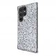 CaseMate Twinkle Diamond Case - дизайнерски удароустойчив кейс с фасетирани пайети за Samsung Galaxy S23 Ultra (прозрачен) 2