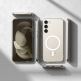 Ringke Fusion Magnetic Case - хибриден кейс с висока степен на защита с MagSafe за Samsung Galaxy S23 (прозрачен-мат)  4