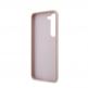 Guess Saffiano 4G Metal Logo Leather Hard Case - дизайнерски кожен кейс за Samsung Galaxy S23 (розов) 4