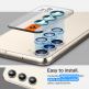 Spigen Optik Pro tR Ez Fit Lens Protector 2 Pack - 2 комплекта предпазни стъклени лещи за камерата на Samsung Galaxy S23, Galaxy S23 Plus (бежов) 9
