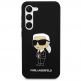 Karl Lagerfeld Liquid Silicone Ikonik NFT Case - дизайнерски силиконов кейс за Samsung Galaxy S23 Plus (черен) 1