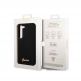 Guess Liquid Silicone Metal Logo Case - силиконов (TPU) калъф за Samsung Galaxy S23 (черен)  5