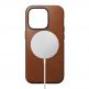 Nomad Modern Leather MagSafe Case - кожен (естествена кожа) кейс с MagSafe за iPhone 15 (кафяв) 1