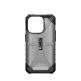 Urban Armor Gear Plasma Case - удароустойчив хибриден кейс за iPhone 15 Pro (черен-прозрачен) 11