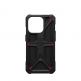Urban Armor Gear Monarch Kevlar Case - удароустойчив хибриден кейс за iPhone 15 Pro (черен-кевлар) 11