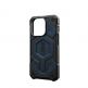 Urban Armor Gear Monarch Pro MagSafe Case - удароустойчив хибриден кейс с MagSafe за iPhone 15 Pro (син) 12