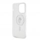 Karl Lagerfeld IML Choupette Magsafe Case - дизайнерски силиконов кейс за iPhone 15 Pro Max с Magsafe (прозрачен) 2