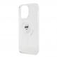 Karl Lagerfeld IML Choupette Magsafe Case - дизайнерски силиконов кейс за iPhone 15 Pro Max с Magsafe (прозрачен) 3