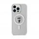 Karl Lagerfeld IML Ikonik Magsafe Case - дизайнерски силиконов кейс за iPhone 15 Pro Max с Magsafe (прозрачен) 1
