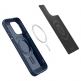 Spigen Mag Armor MagSafe Case - силиконов (TPU) калъф с висока степен на защита с MagSafe за iPhone 15 Pro Max (син) 7