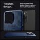 Spigen Mag Armor MagSafe Case - силиконов (TPU) калъф с висока степен на защита с MagSafe за iPhone 15 Pro Max (син) 9
