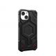 Urban Armor Gear Monarch Pro Kevlar Case - удароустойчив хибриден кейс с MagSafe за iPhone 15 (черен-кевлар) 4