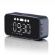 Dudao Y17 Wireless Speaker Bluetooth, FM And Clock - безжичен портативен спийкър с FM радио, часовник с аларма и microSD слот (тъмносив) 9