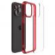 Spigen Ultra Hybrid Case - хибриден кейс с висока степен на защита за iPhone 15 Pro Max (червен-прозрачен) 7