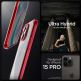 Spigen Ultra Hybrid Case - хибриден кейс с висока степен на защита за iPhone 15 Pro Max (червен-прозрачен) 9