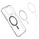 Spigen Ultra Hybrid MagSafe Case - хибриден кейс с висока степен на защита с MagSafe за iPhone 15 Pro Max (прозрачен-карбонов)  6