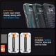 Spigen Glas.tR EZ Fit Tempered Glass 2 Pack - 2 броя стъклени защитни покрития за дисплея на iPhone 15 Pro Max (прозрачен) 13