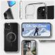 Spigen Ultra Hybrid MagSafe Case - хибриден кейс с висока степен на защита с MagSafe за iPhone 15 (прозрачен-карбонов)  13