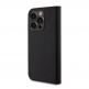 Karl Lagerfeld PU Saffiano Karl and Choupette NFT Book Case - дизайнерски кожен калъф, тип портфейл за iPhone 15 Pro Max (черен) 3