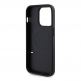 Guess PU Saffiano MagSafe Case - дизайнерски кожен кейс с Magsafe за iPhone 15 Pro (черен) 2