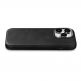 iCarer Leather Oil Wax MagSafe Case - кожен (естествена кожа) кейс с MagSafe за iPhone 15 Pro Max (черен) 6