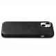 iCarer Leather Oil Wax MagSafe Case - кожен (естествена кожа) кейс с MagSafe за iPhone 15 (черен) 5