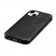 iCarer Leather Oil Wax MagSafe Case - кожен (естествена кожа) кейс с MagSafe за iPhone 15 (черен) 7