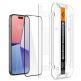 Spigen Glas.tR EZ Fit Full Cover Tempered Glass - стъклено защитно покритие за дисплея на iPhone 15 Plus (черен-прозрачен) 1