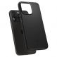 Spigen Thin Fit Case - качествен тънък матиран кейс за iPhone 15 Pro Max (черен) 8