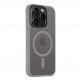 Tactical MagForce Hyperstealth Cover - хибриден удароустойчив кейс с MagSafe за iPhone 15 Pro (сив) 1