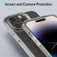 ESR Ice Shield Case - хибриден удароустойчив кейс за iPhone 15 Pro (прозрачен) 2