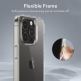 ESR Ice Shield Case - хибриден удароустойчив кейс за iPhone 15 Pro (прозрачен) 3
