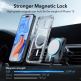 ESR Air Armor HaloLock MagSafe Case - хибриден удароустойчив кейс с MagSafe за iPhone 15 (прозрачен) 2