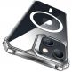 ESR Air Armor HaloLock MagSafe Case - хибриден удароустойчив кейс с MagSafe за iPhone 15 Plus (прозрачен) 1