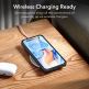 ESR Air Armor HaloLock MagSafe Case - хибриден удароустойчив кейс с MagSafe за iPhone 15 Plus (черен-мат) 6
