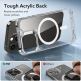 ESR Air Armor HaloLock MagSafe Case - хибриден удароустойчив кейс с MagSafe за iPhone 15 Pro (прозрачен) 5
