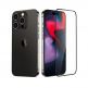ESR Armorite 3D Full Cover Tempered Glass - калено стъклено защитно покритие за дисплея на iPhone 15 Pro (черен-прозрачен) 1