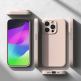 Ringke Liquid Silicone Magnetic Case - силиконов (TPU) калъф с MagSafe за iPhone 15 Pro (розов) 9