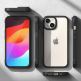 Ringke Fusion Bold Case - хибриден удароустойчив кейс за iPhone 15 (черен-прозрачен) 6