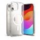 Ringke Fusion Magnetic Case - хибриден кейс с висока степен на защита с MagSafe за iPhone 15 (прозрачен-мат)  1