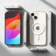 Ringke Fusion Magnetic Case - хибриден кейс с висока степен на защита с MagSafe за iPhone 15 (прозрачен-мат)  7