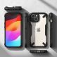 Ringke Fusion X Case - хибриден удароустойчив кейс за iPhone 15 (черен-прозрачен) 4